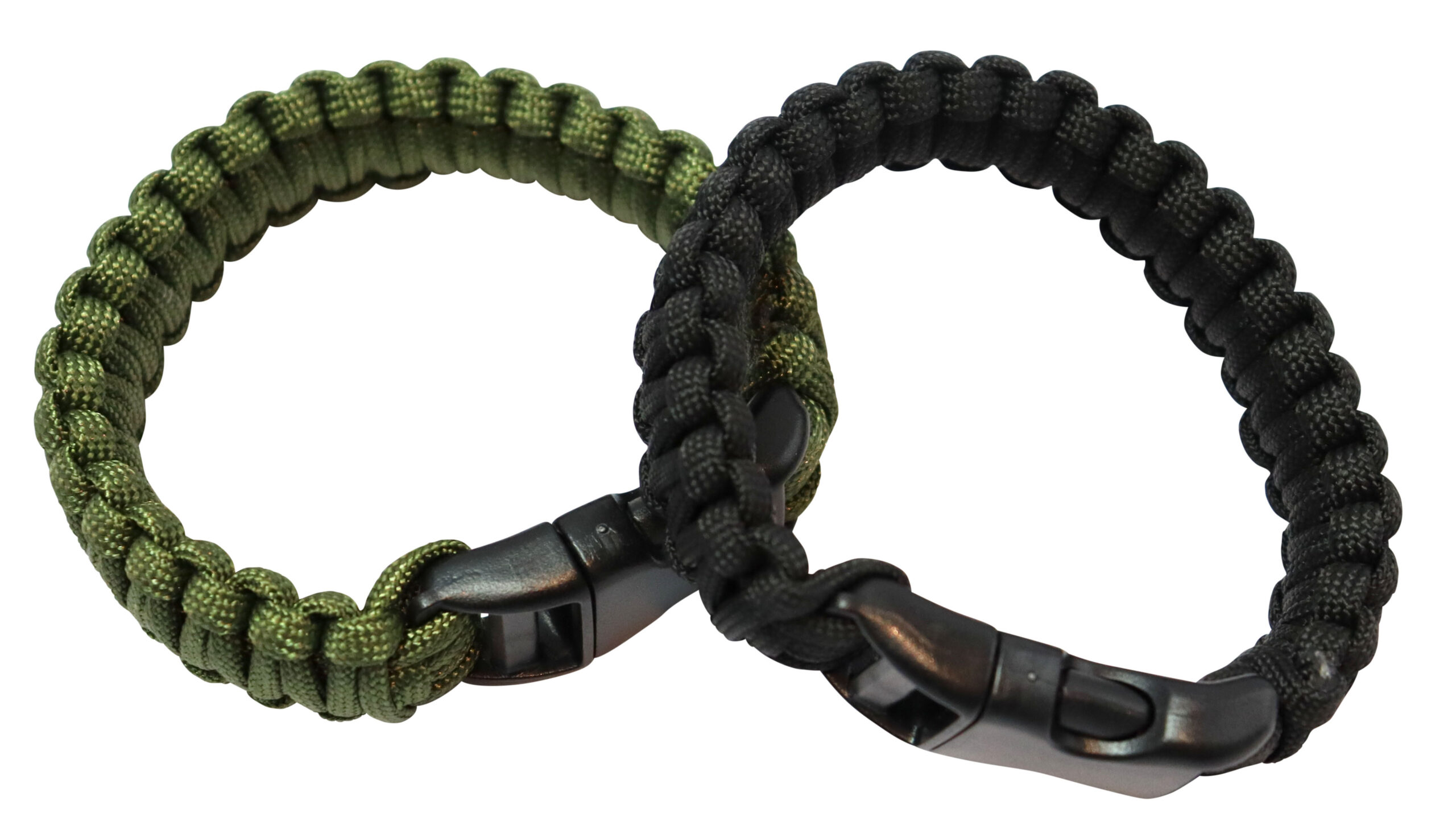 Paracord Survival Bracelet Olive Green 2