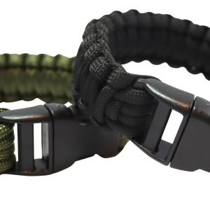 Paracord Survival Bracelet Olive Green 1