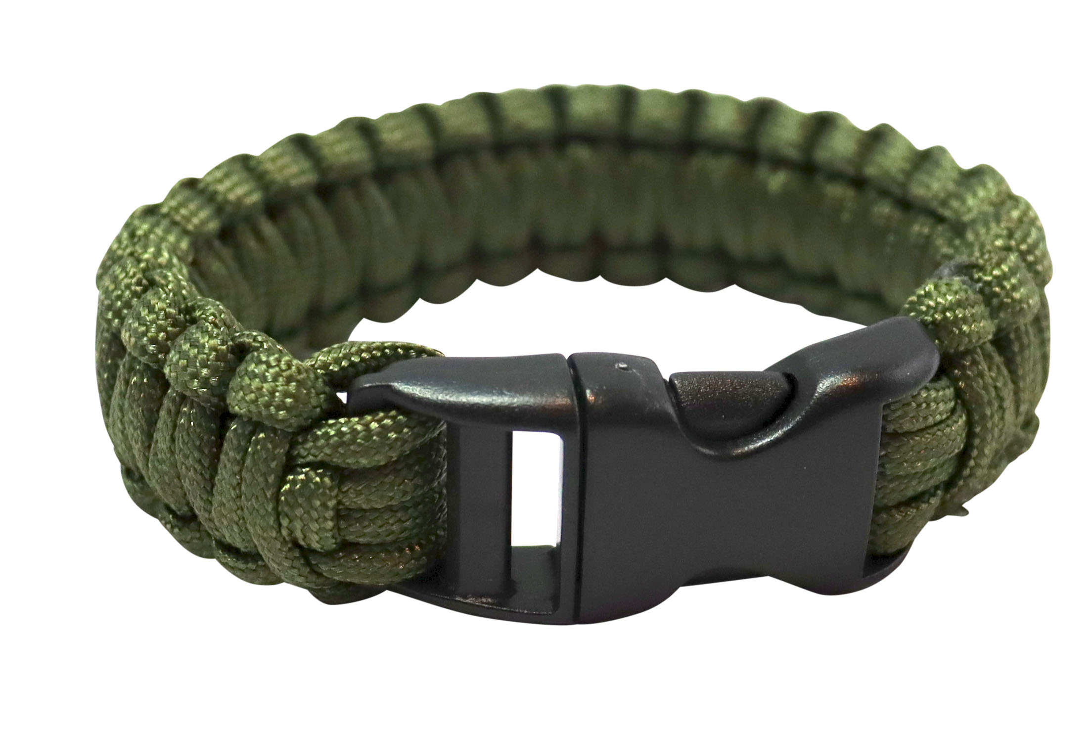 Paracord Survival Bracelet Olive Green 3