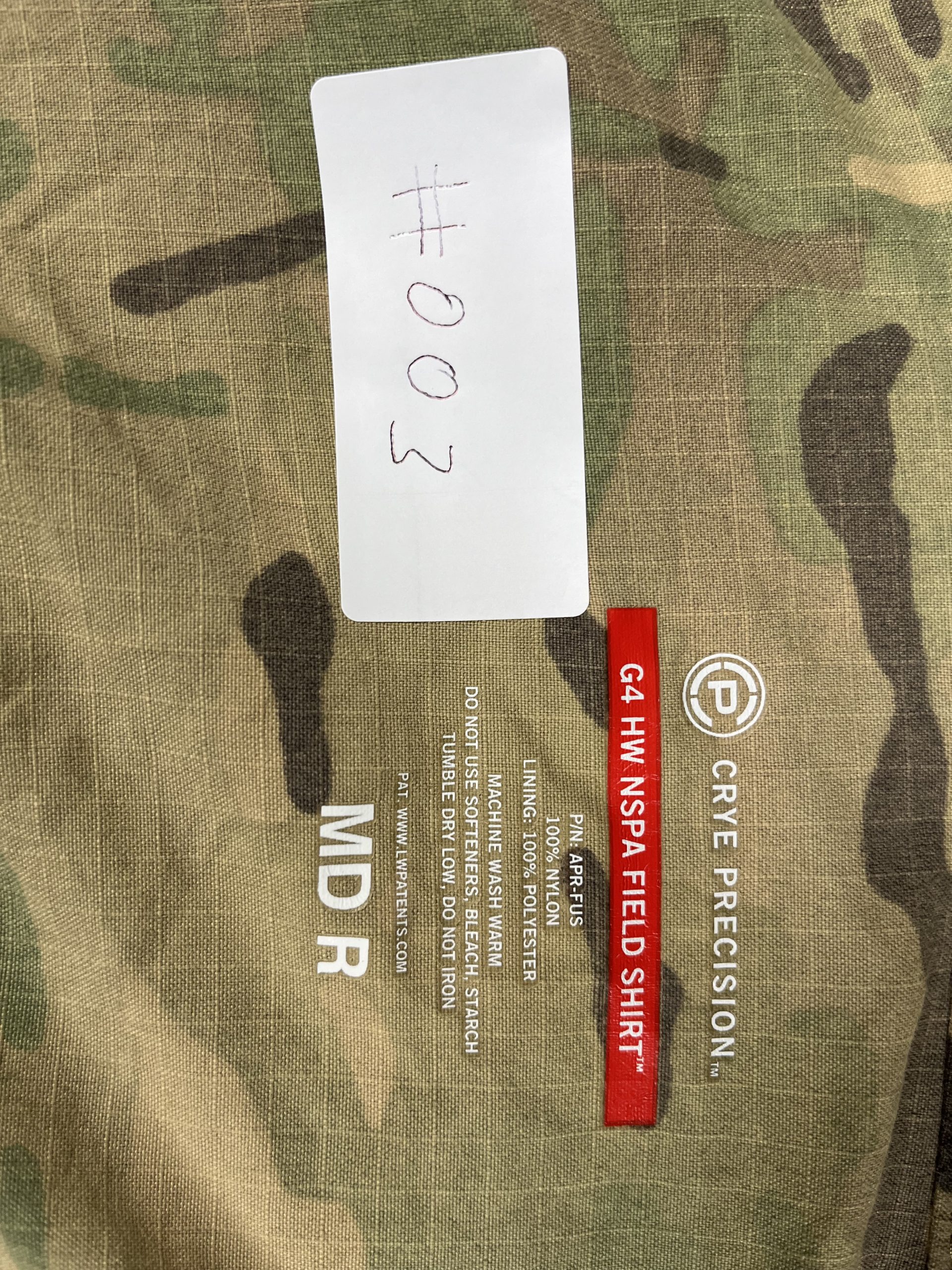 Crye Precision G4 NSPA Hot Weather Field Shirt Multicam USED - Image 17