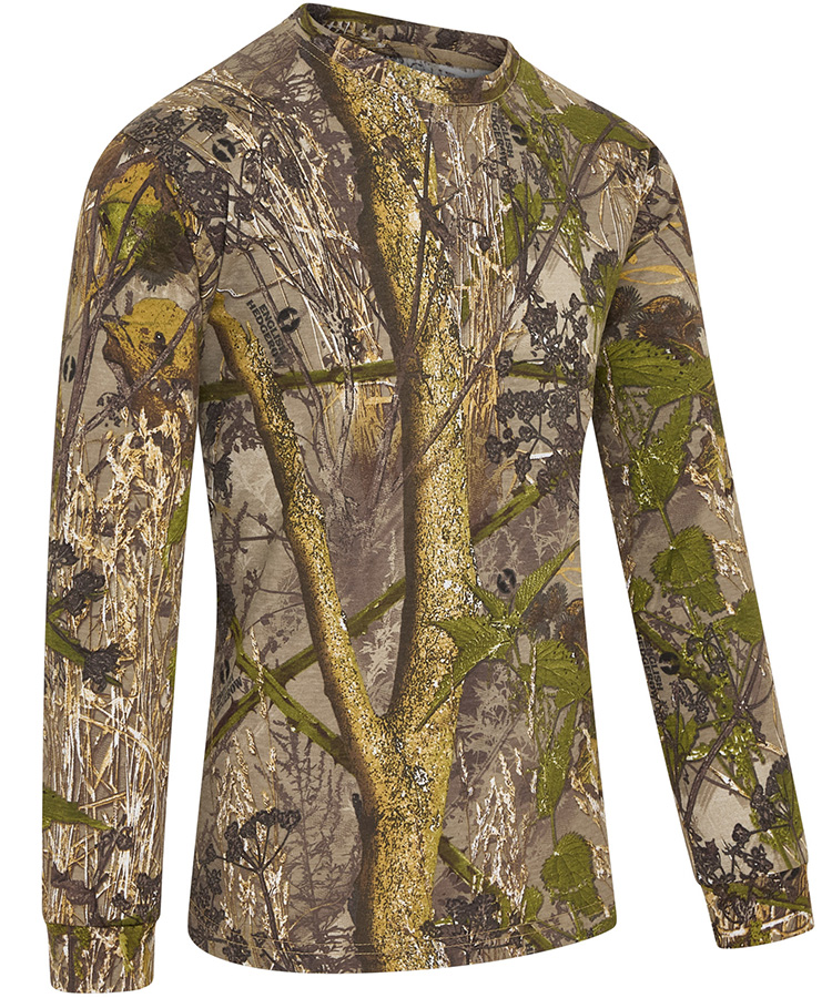 Adult Hunting Long Sleeved T-shirt English Hedgerow - Image 2