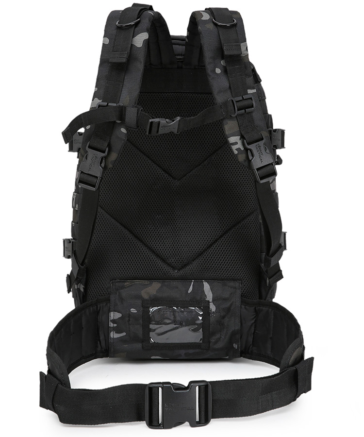 Medium Molle Assault Pack 40 Litre BTP Black 4