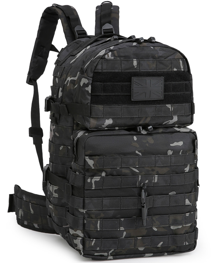 Medium Molle Assault Pack 40 Litre BTP Black 3