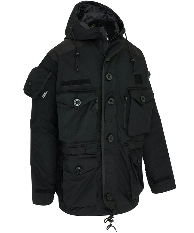 SAS Style Assault Jacket Black - Image 3