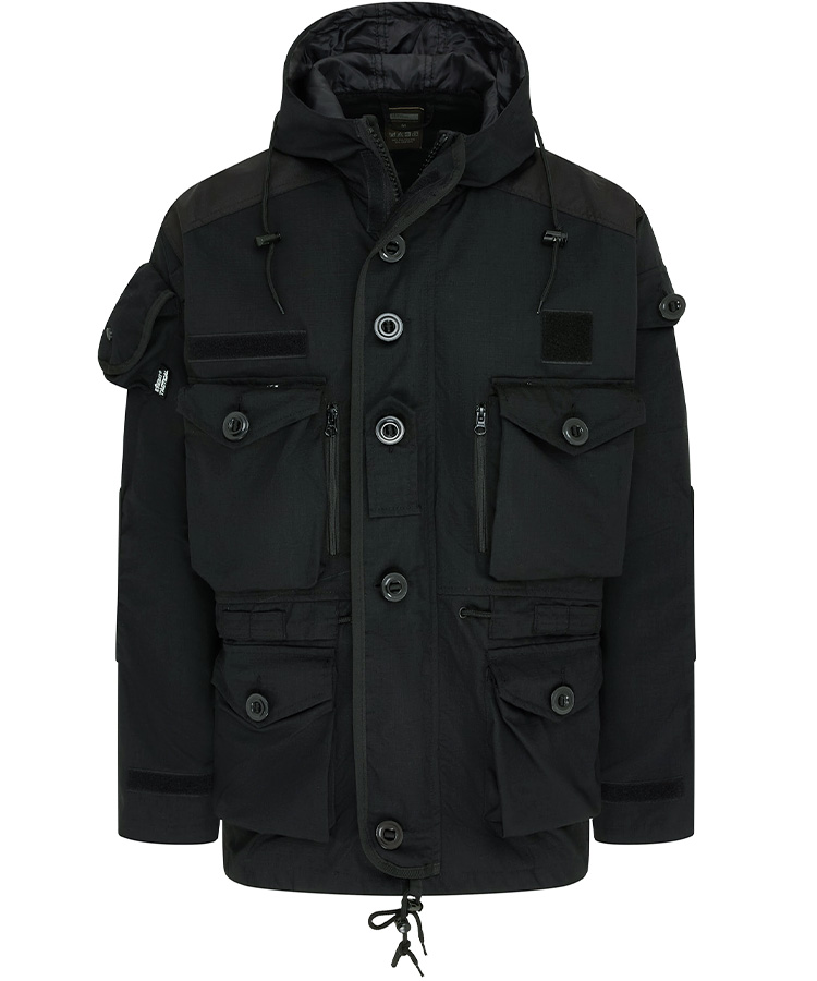SAS Style Assault Jacket Black - Image 2