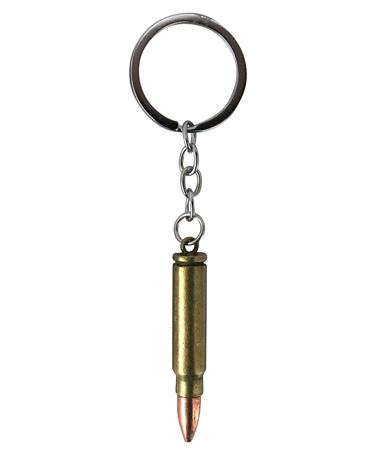 KOMK-023 Bullet Keyring – Brass 1