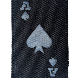 Laser Cut Ace of Spades Patch – Black/Grey 1