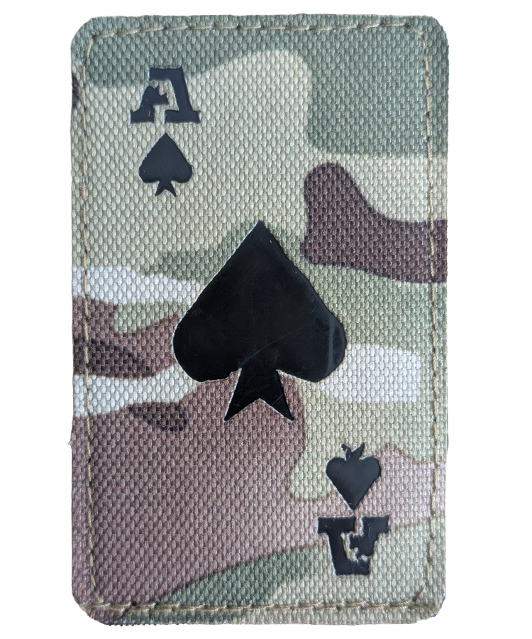 Laser Cut Ace of Spades Patch – BTP 1
