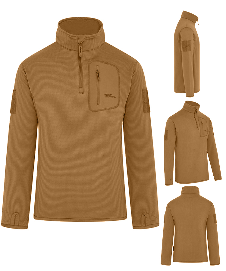 Advanced Mid-Layer Fleece   Coyote