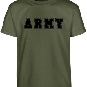 Kids ARMY T-shirt   Olive Green