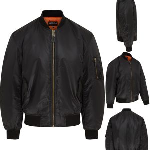 MA1 Bomber Jacket   Black