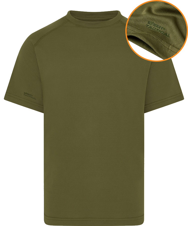Operators Mesh T-shirt Olive Green