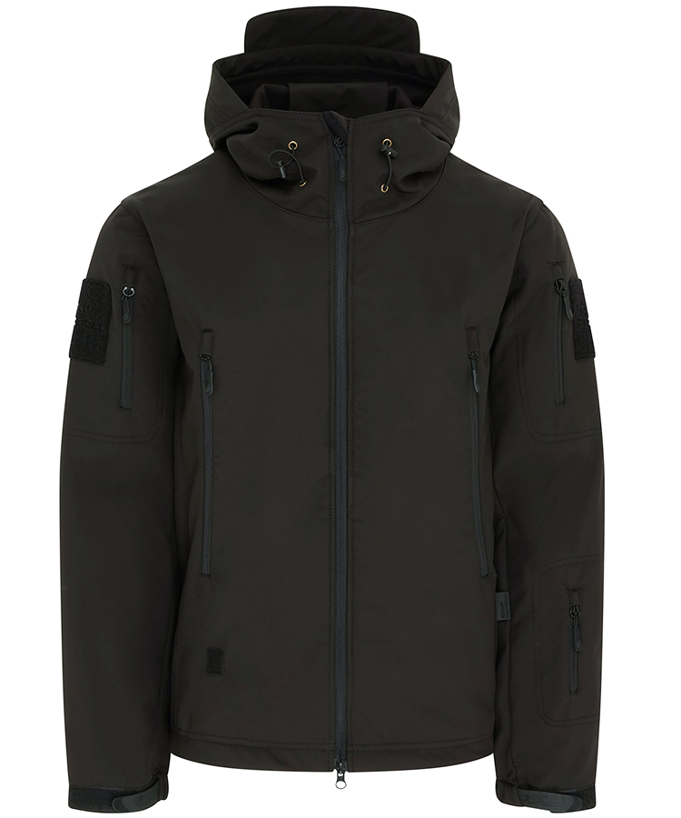 PATRIOT Tactical Soft Shell Jacket Black - Image 2