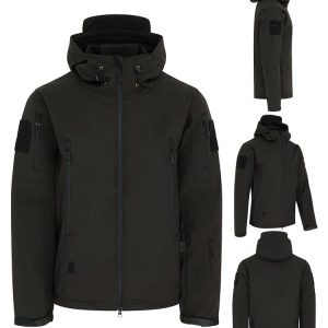 PATRIOT Tactical Soft Shell Jacket   Black