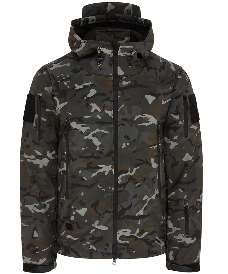 PATRIOT Tactical Soft Shell Jacket BTP Black - Image 2