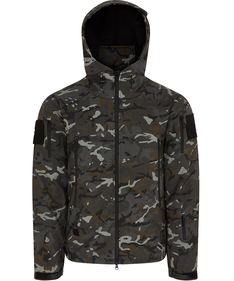 PATRIOT Tactical Soft Shell Jacket BTP Black - Image 3