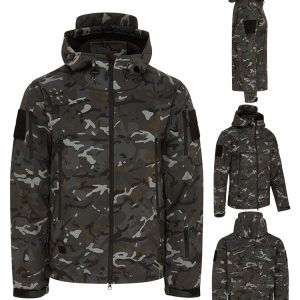 PATRIOT Tactical Soft Shell Jacket   BTP Black