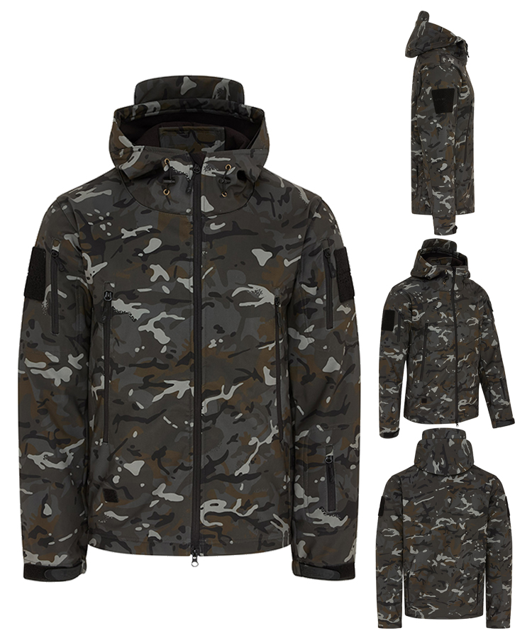 PATRIOT Tactical Soft Shell Jacket BTP Black