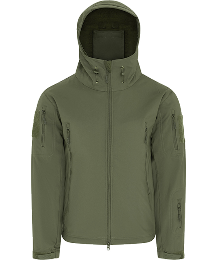 PATRIOT Tactical Soft Shell Jacket Olive Green - Image 3