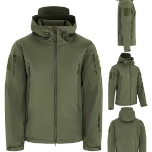 PATRIOT Tactical Soft Shell Jacket   Olive Green