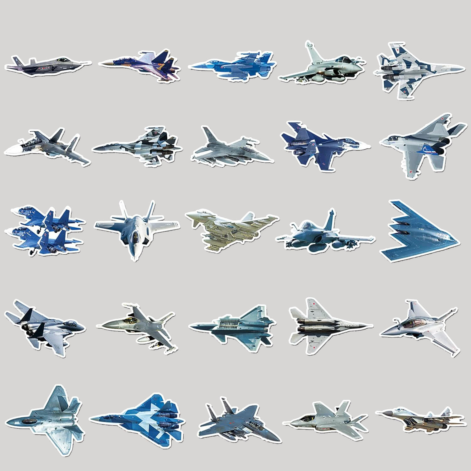 Sticker Set – Military Aircraft 3