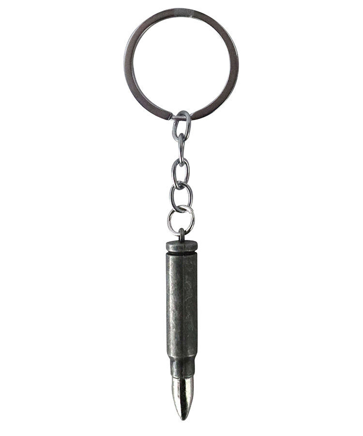 KOMK-025 Bullet Keyring – Silver 1