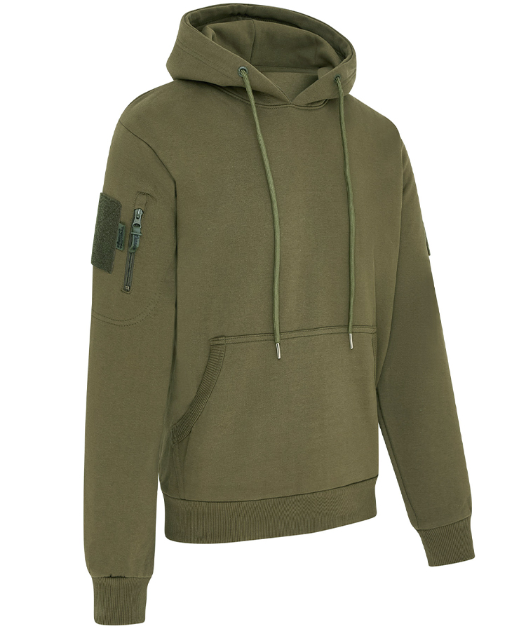Tactical Hoodie Olive Green - Image 4