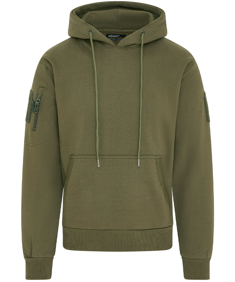 Tactical Hoodie Olive Green - Image 3