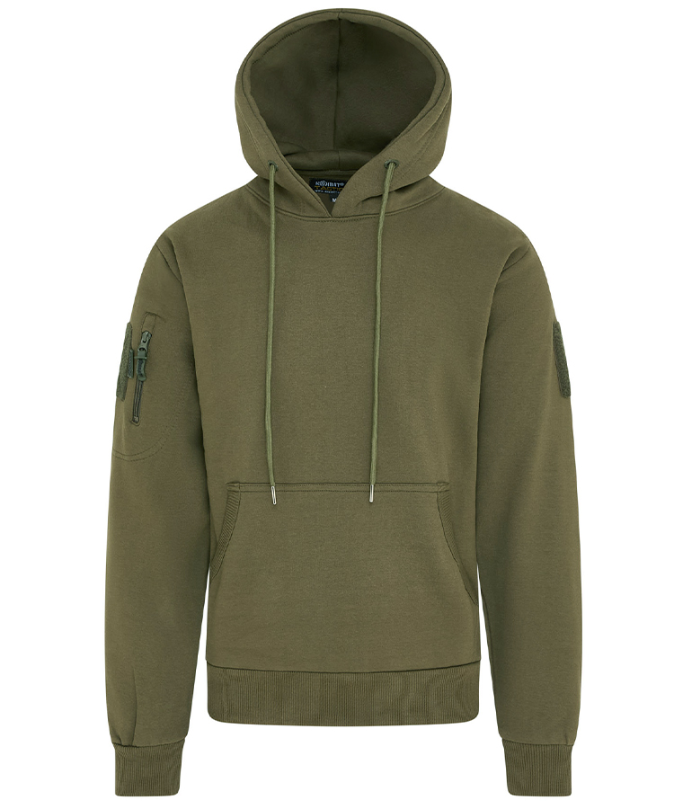 Tactical Hoodie Olive Green - Image 2