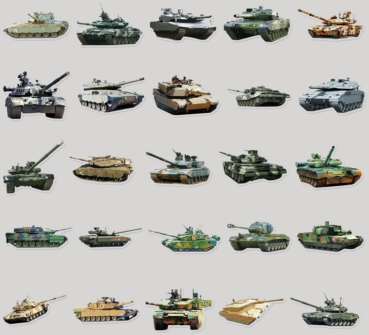 Sticker Set – Tanks 2
