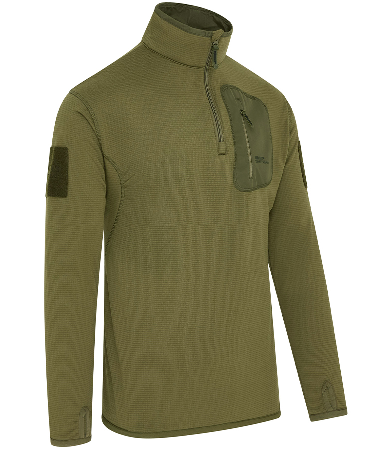 Advanced Mid-Layer Fleece Olive - Image 4