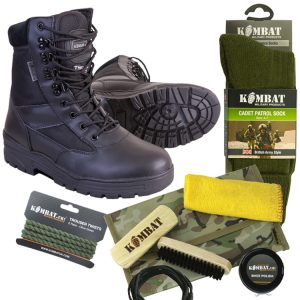 .Cadet Patrol Boot Starter Set   Half Leather   Black